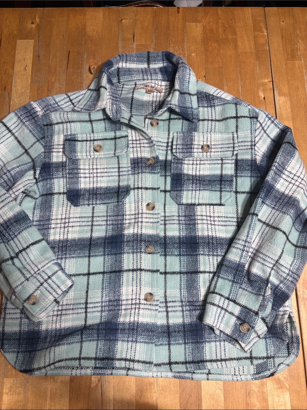 Harlow Plaid Button-Up Jacket